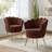 Louise Velvet Modern Task Chair With Ergonomic Design-1944554632