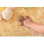 Tapis jaune à poils longs fabriqué à la main Jeremial-1063389408