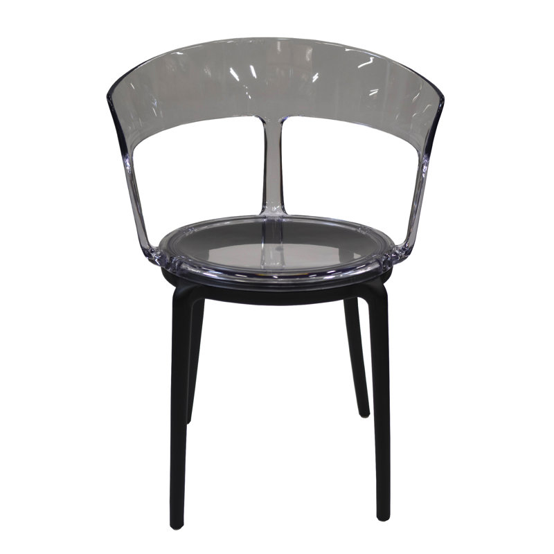 Fauteuil à oreilles Alberte, gris