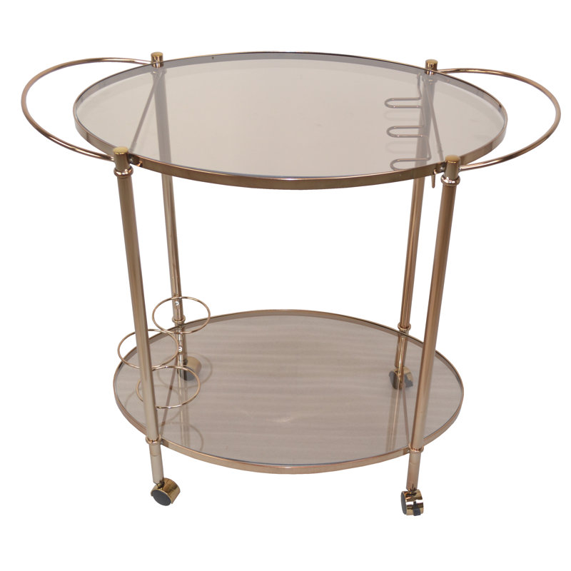 Crass Metal Bar Cart