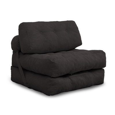 Folding Sofa Bed Convertible Sleeper Chair with Pillow, Portable Floor Couch for Small Spaces
