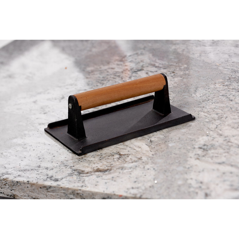 Cast Iron Non-Stick Dishwasher Safe Grill Press
