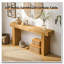 Console en bois massif 63 "