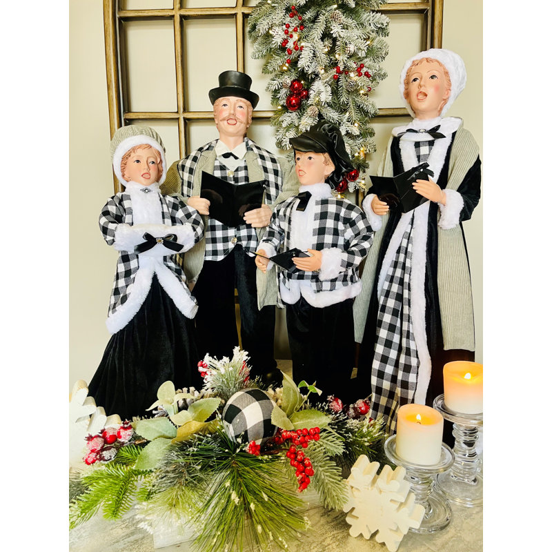 Ensemble 4 pièces de famille Carolers