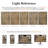 Ladonya Vintage Washable Brown Area Rug with Non-Slip Backing-112420066