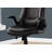Office Chair, Adjustable Height, Swivel, Ergonomic, Armrests, Computer Desk, Work, Black Leather Look, Black Metal, Contemporary, Modern