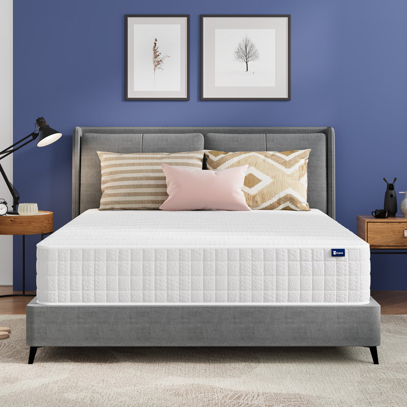 Melissa 24cm Memory Foam Pocket Sprung Mattress, Small Double (4')