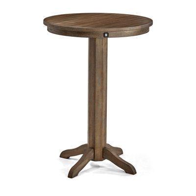 Round with Solid Wood Base Dining Table