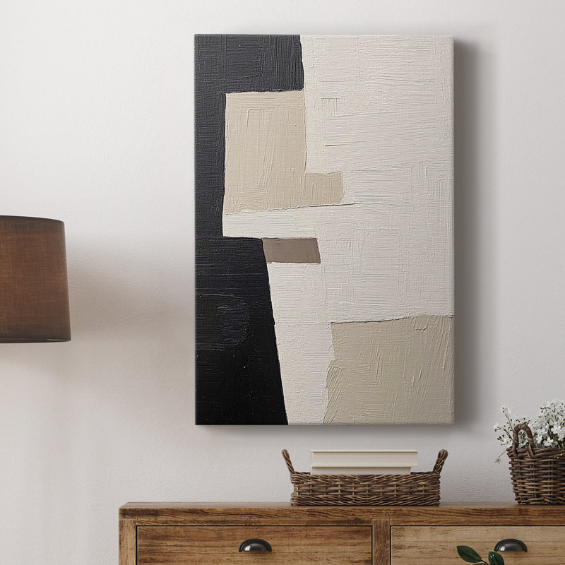 Série ABSTRACT DCLxx - Toile tendue avec châssis de qualité supérieure - Prêt à être accroché, H 18 po x l 12 po