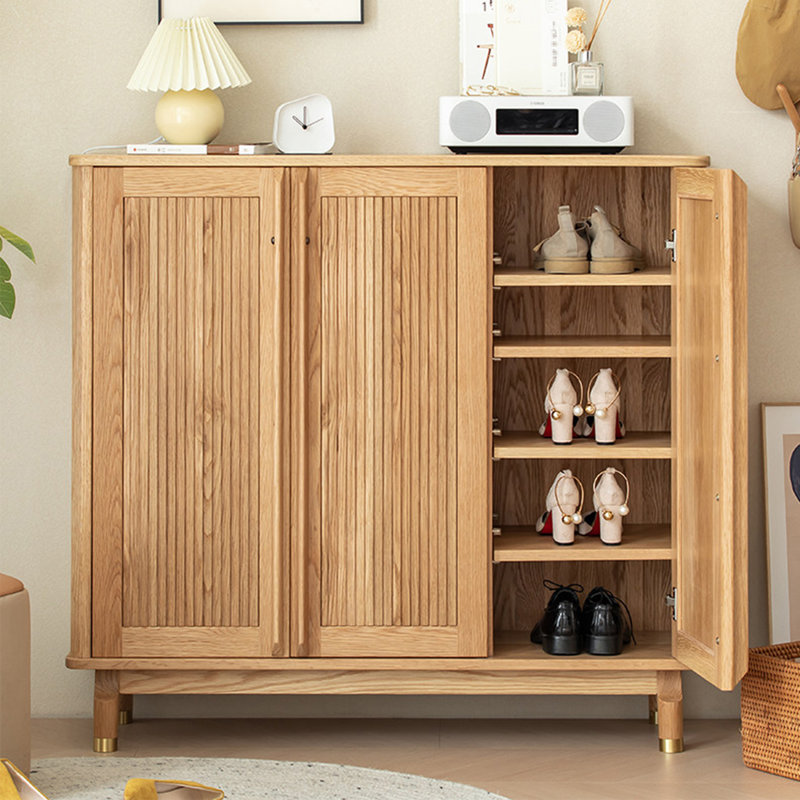 Nordic style practical storage shoe cabinet