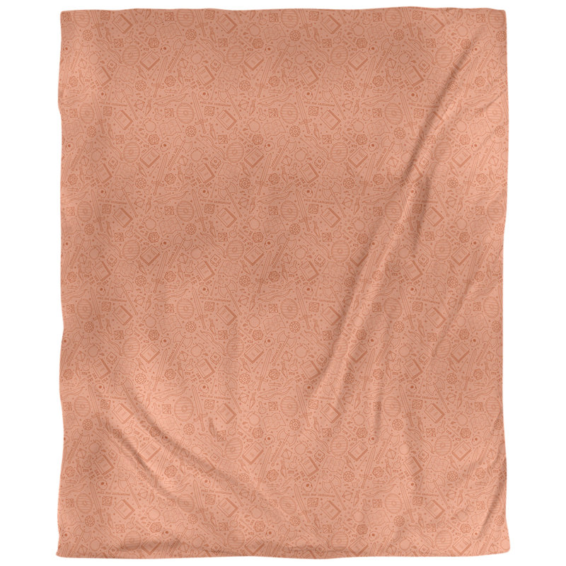 Housse de couette Katelyn Elizabeth Camouflage, Microfibre, Housse de couette simple TG, Orange clair