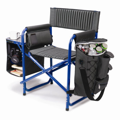 Outdoor Furniture Fusion Camping Chair with Side Table and Soft Cooler