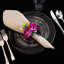 Assiettes en plastique transparentes rondes 7,5 pouces Ecoqualité Collection Mod 70 invités