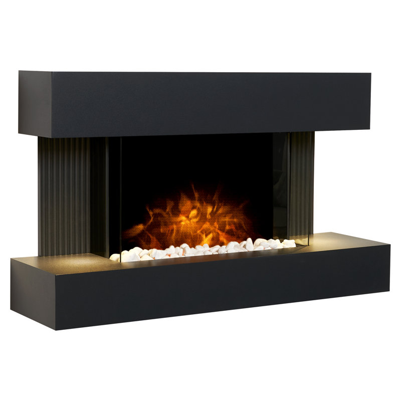 Manola Adam 100 cm W Electric Fireplace with 6824 BTU