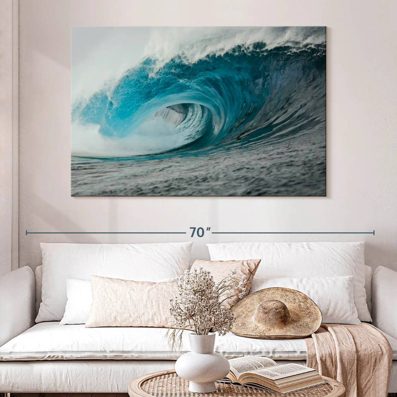 Gillard Violent Blue Wave, 34" H x 51" W