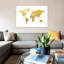 Gold Foil On White by Michael Tompsett - Print on Canvas-101409862-101409861