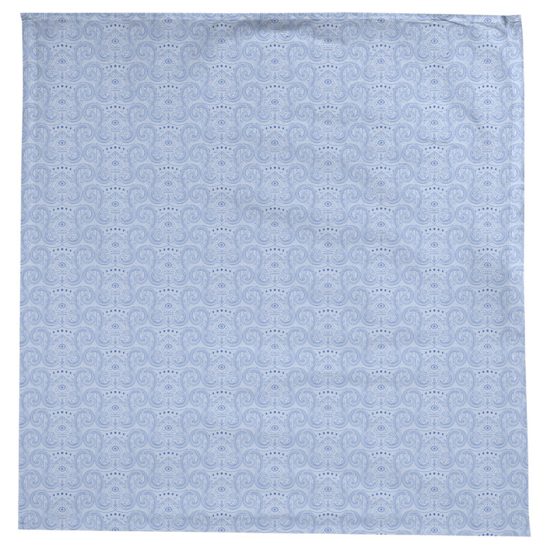 Leffel Geometric Tablecloth, Blue Pastel