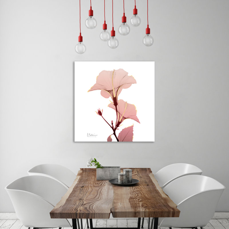Golden Blush 1 - Wrapped Canvas Print, 30 cm H x 30 cm W