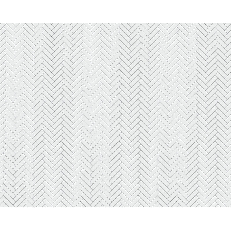 Thassos Herringbone Mosaic Tile 1x4 Polished