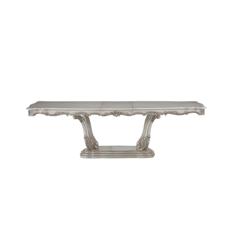 Table de salle à manger Golden Ivory Finish