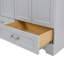 Ensemble de meuble-lavabo sur pied simple 48,5 avec plateau Emlyn-396899540