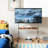 Adjustable 360-Degree Spinning TV Stand with Open Shelves, Suitable for 43-70 Inch TVs, Durable and Versatile-1957399770