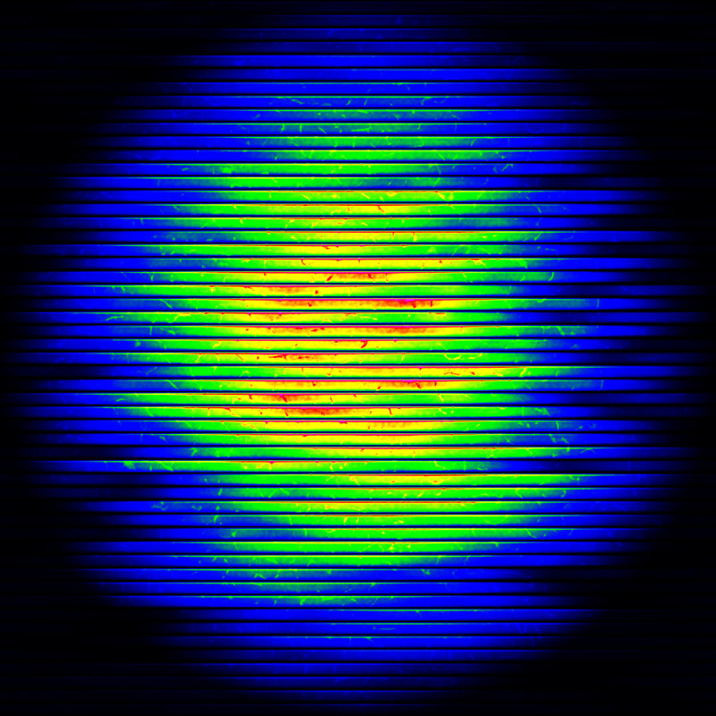 Infrared Texture Of Moon - Wrapped Canvas Print, 30cm H x 30cm W x 3.8cm D