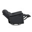 Fauteuil inclinable et pivotant en cuir-11409363