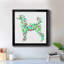 Tapisserie caniche - peinture sur toile encadrée-1168380266-1168380258