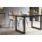 Extendable Dining Table With Metal Leg(Only Table)-487406542