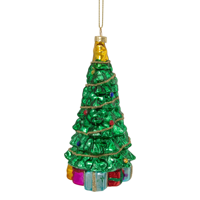 Ornement de Noël en verre 5,5 po