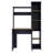 Versalles Writing Desk, Modern Studio Or Office Desk, Two Superior Shelves, And Five Side Open Shleves For Books Organization