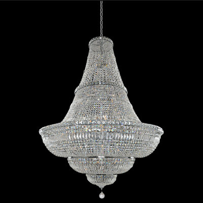 Betti 56 LT Chrome/Clear Chandelier Allegri