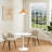 Niurka 17.7" W 1-Light Steel Pendant -821229414