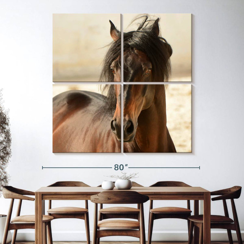 Brampt Brown Casanova, 74" H x 74" W