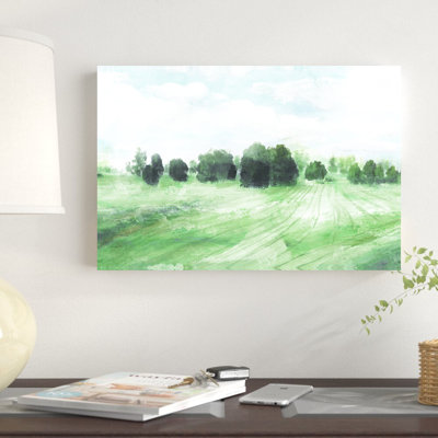«Landscape With Cloudy Skies», reproduction d'art sur toile tendue