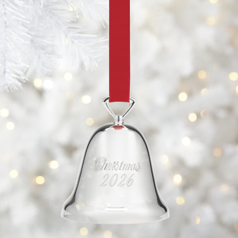 Cloche de Noël argentée Reed & Barton 2026