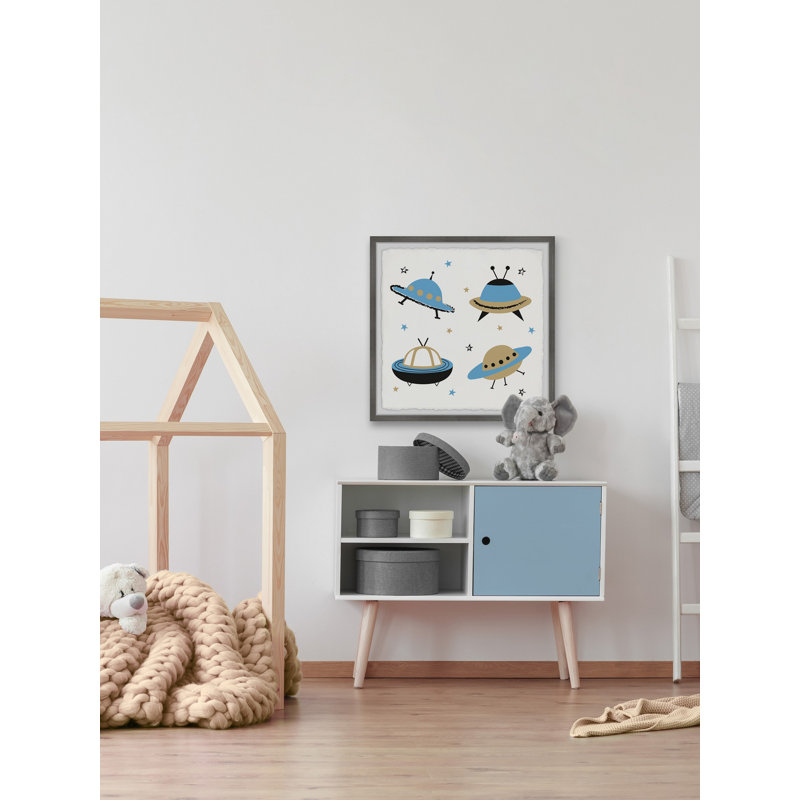 «Spaceship Adventure» de Filippo, reproduction d'art sur papier, H 12 po x l 12 po x P 1,5 po