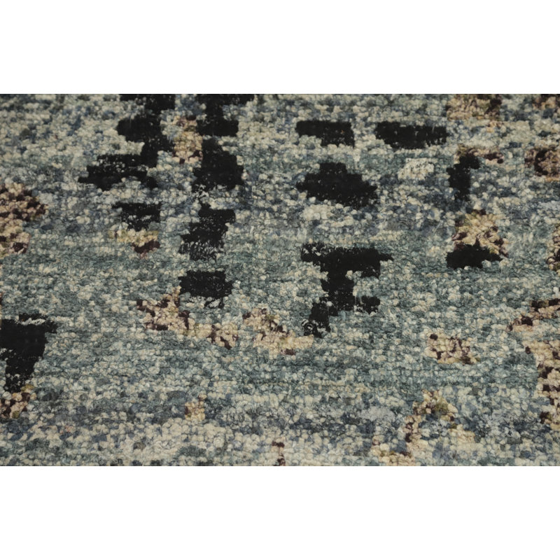 Tapis oriental moderne et abstrait 5 x 7
