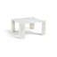 Table basse Abe en marbre véritable blanc-370637122