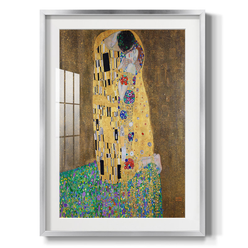 Gustav Klimt II - impression encadrée, Argent