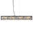 4-Light Kitchen Island Lighting With Crystal Accents