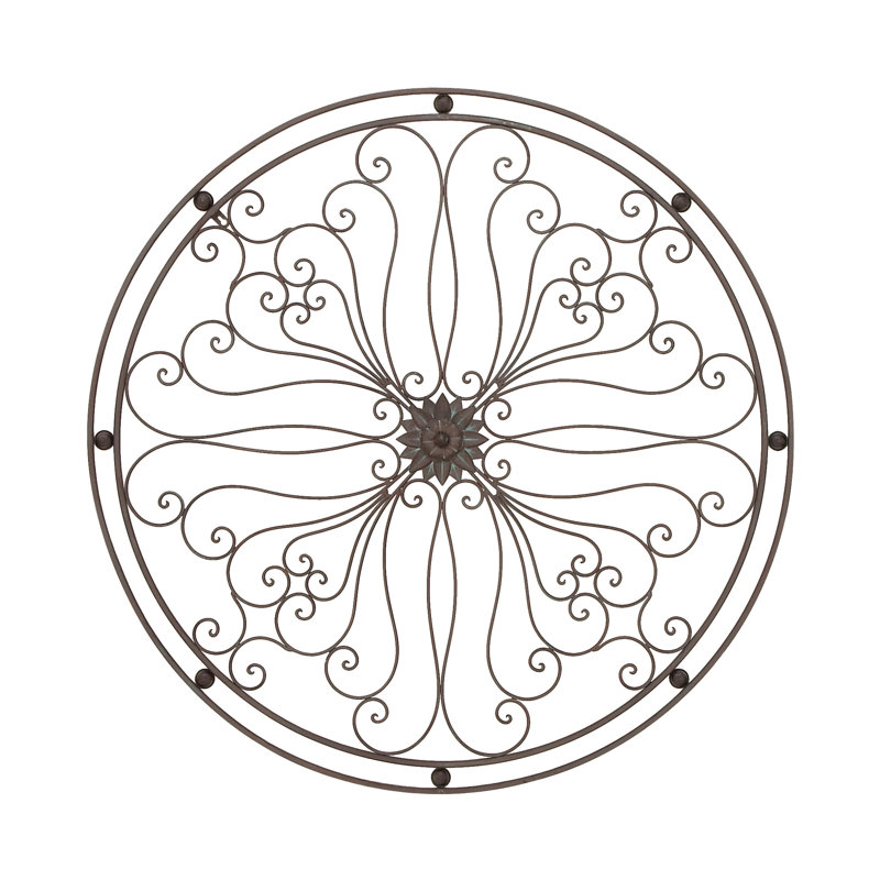 Traditional Plants & Flowers Wall Decor on Metal