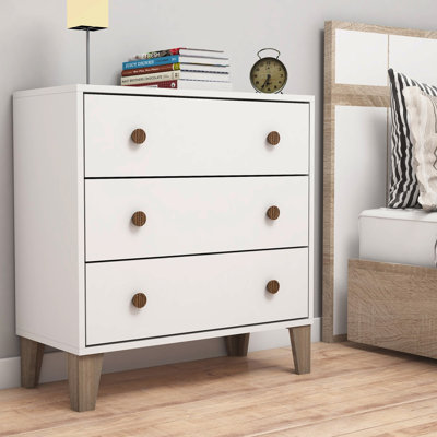 Commode 3 tiroirs 31,5 po Borst