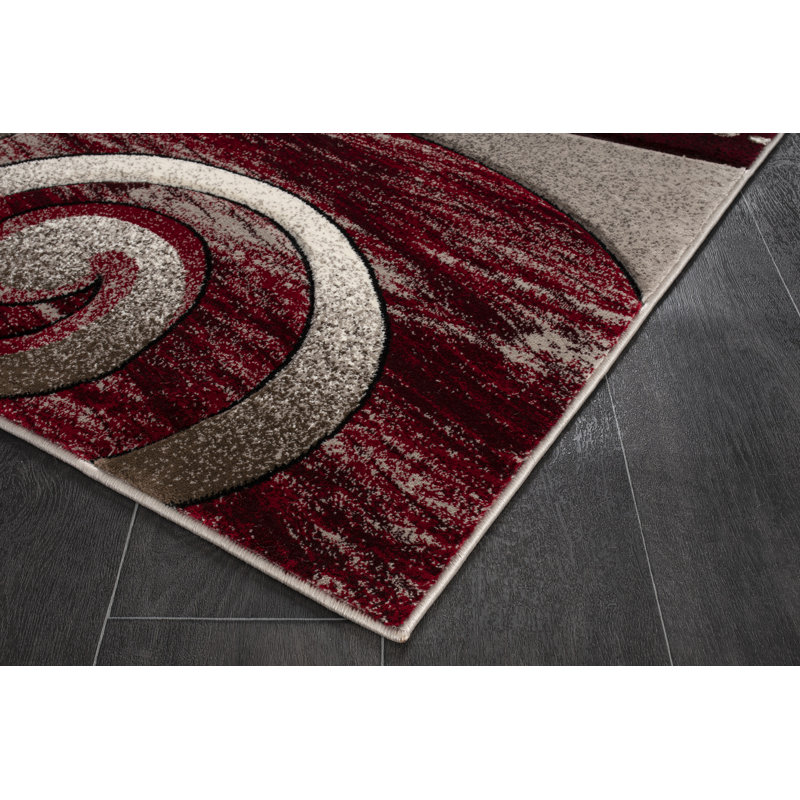 Nekizia Abstract Indoor Rug, Rectangle 2'1" x 3'3"