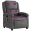 Fauteuil inclinable, dossier / repose-pieds réglables, cuir véritable-1924296083-1924296094