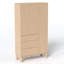 Manufactured Wood Wardrobe