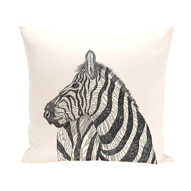Animal Magnatism Reversible Throw Pillow, null, null