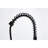 Commercial Kitchen Faucets In Matte Black With Pull Out , Stainless Steel Finish Faucet 3 Sink Water
