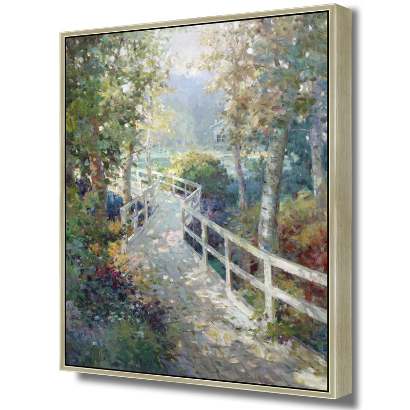 Bridge To The Light Print, Brown, 42" H x 32" W